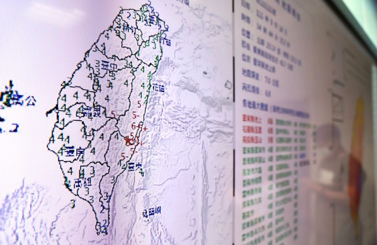 今下午台東池上發生規模6.8地震才是主震。林林攝