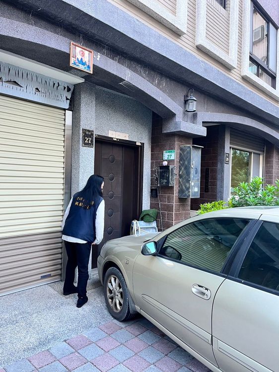 李男住透天豪宅。桃園分署提供