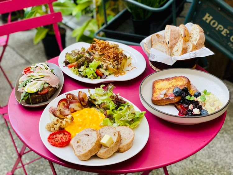 五方食藏大稻埕店主打全日早午餐。曾仲葳攝