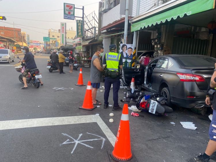 警方獲報到場處理。民眾提供