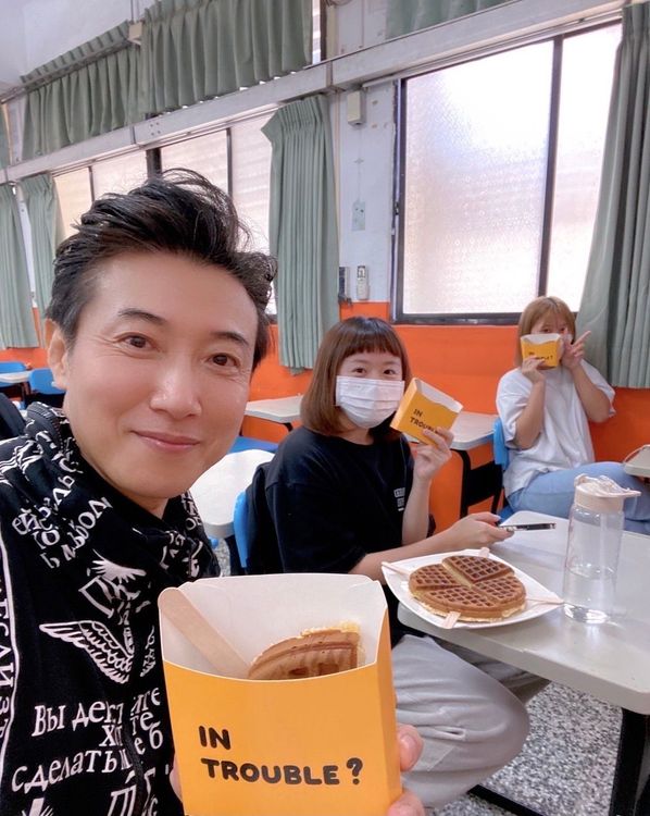 好久不見「阿鴻上菜」，他回明新科大擔任副教授。陳仲強提供