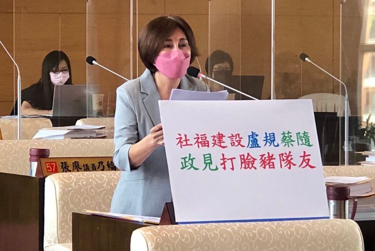 台中市議員黃馨慧關心市政路打通及中捷藍線議題。鮮明攝