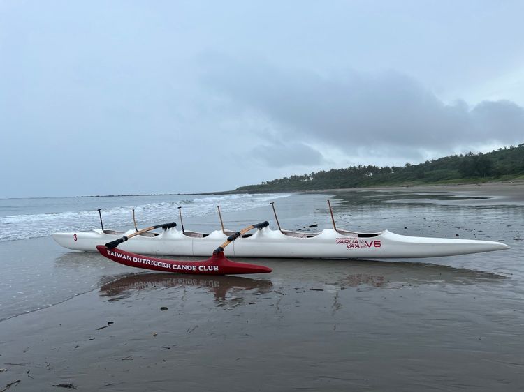支架大洋舟(Outrigger Canoe)充滿南島色彩。台東縣交觀處提供