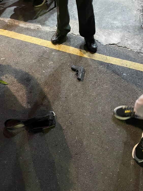 做案槍枝。民眾提供