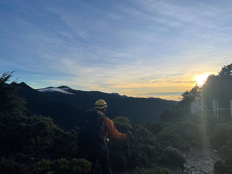 山難救援。台東縣消防局提供