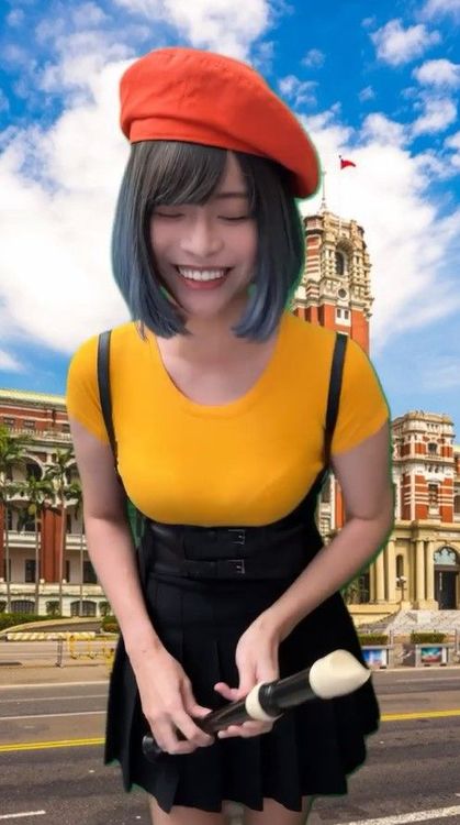 難度太高讓她笑說太難了。翻攝郭鬼鬼IG