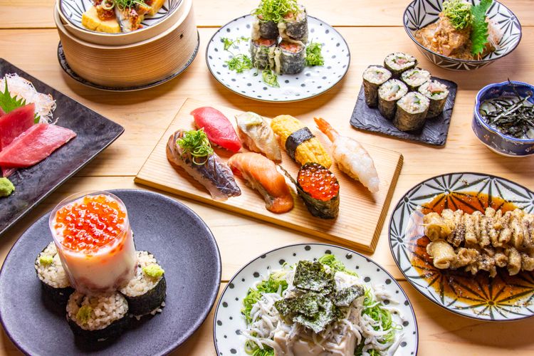 淺草壽司所提供的江戶前壽司，除了用料新鮮之外，其菜單設計飽富創意。 ⒸSpice Works Holdings 非經授權請勿使用