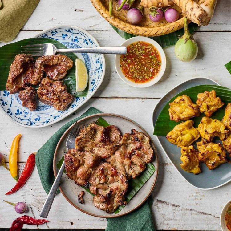 泰baan街邊燒烤組，讓中秋烤肉來點「泰」味。取自TASTE by MMHG臉書