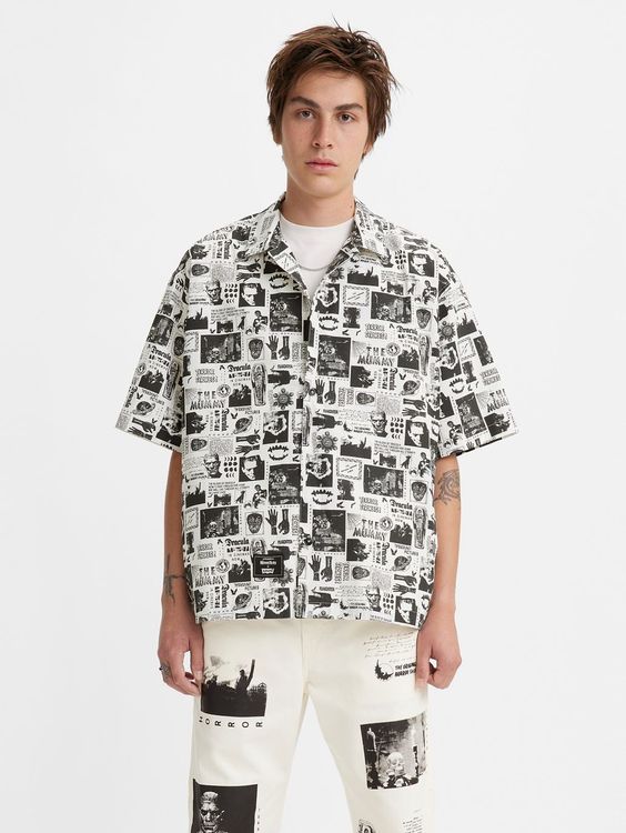 Universal Monsters x Levi’s短袖襯衫，3290元。品牌提供