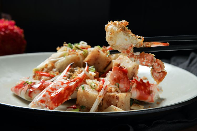 XO醬花蟹蘿蔔糕。業者提供