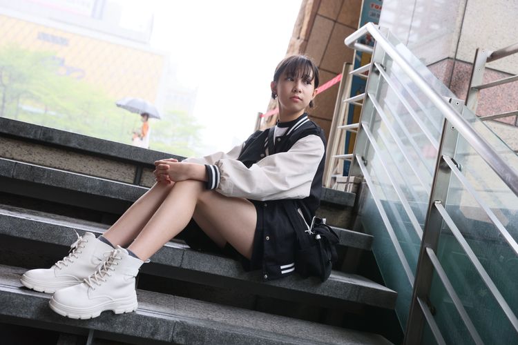 N是個開朗的可愛女孩。彭欣偉攝