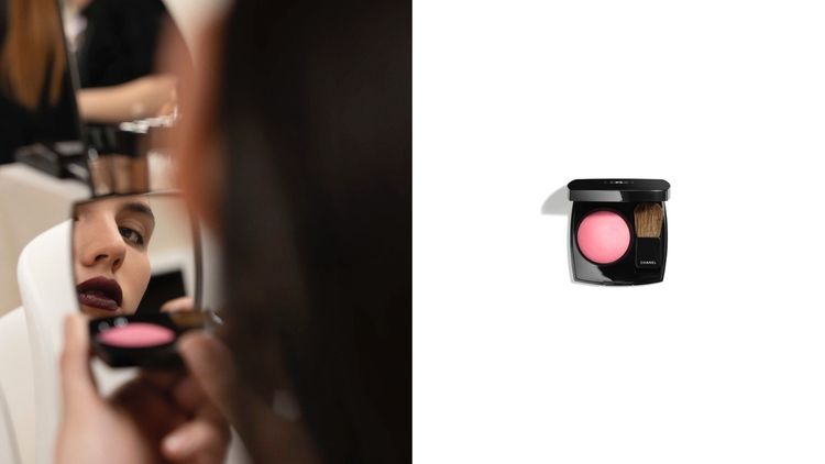 香奈兒圓形腮紅#64粉紅氣泡，1780元。品牌提供