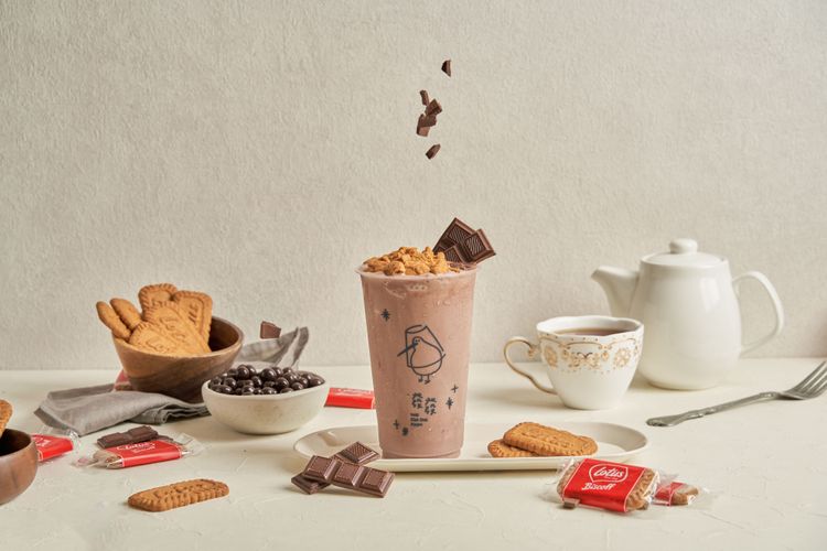 蓮花餅乾可可優格發發引進厄瓜多之可可豆，融合絲滑又爽口的優格，每一口都像即將融化的奶油。業者提供