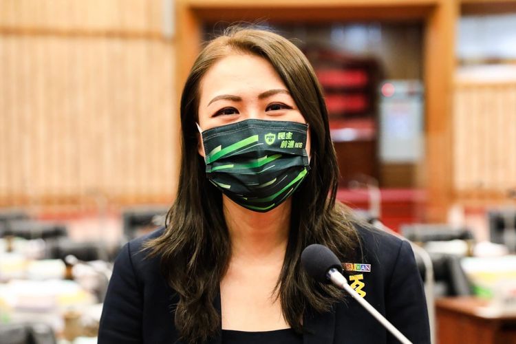 陳其邁競選辦公室發言人、高雄市議員高閔琳。翻攝自高閔琳臉書