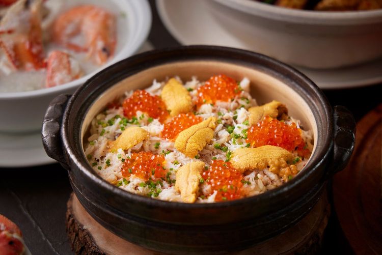 桃山雙人黃金蟹宴。台北喜來登提供