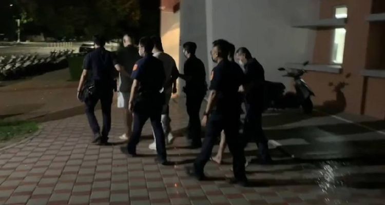 警方訊後將滋事份子隨案移送。讀者提供