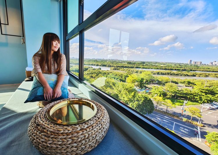 由台南在地設計團隊「羽生設計」精心打造的台南安平森行旅，今年8月起試營運並開放預訂。田欣雲攝