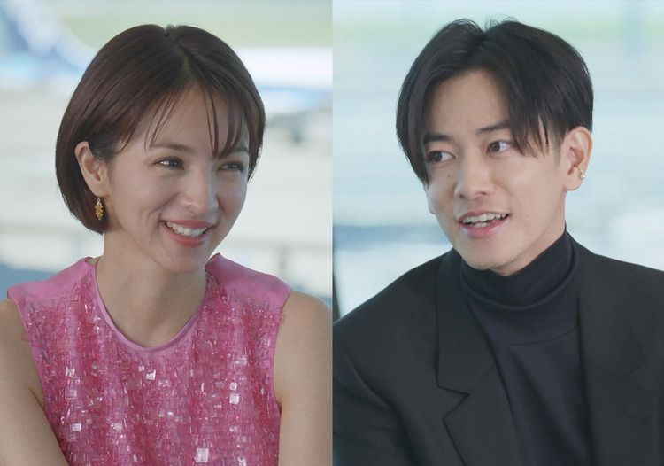 36歲的滿島光（左）和33歲的佐藤健演技都備受肯定。翻攝Netflix Japan推特