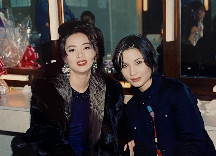 何超儀（右）與梅艷芳留下難忘回憶。852 Films提供