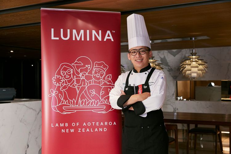慕軒飯店主廚蔡鎮入選決賽，結合LUMINA羊肉及傳統料理規劃全套菜單。業者提供