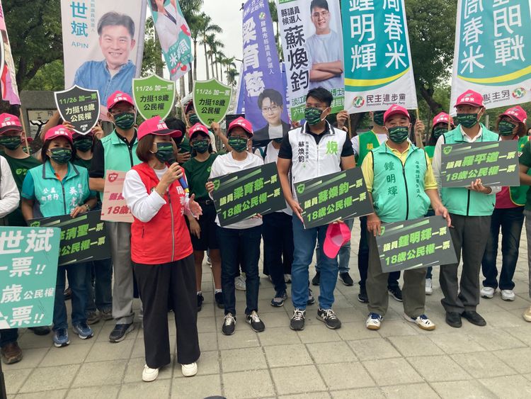 周春米呼籲大家要眾志成城，讓這項公投通過。陳宏銘攝