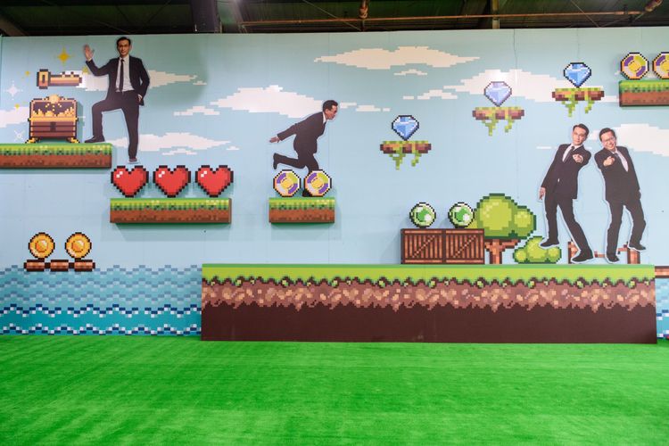 市民朋友可以選擇鄭運鵬來作為守護桃園的勇者進入遊戲。鄭運鵬競總提供