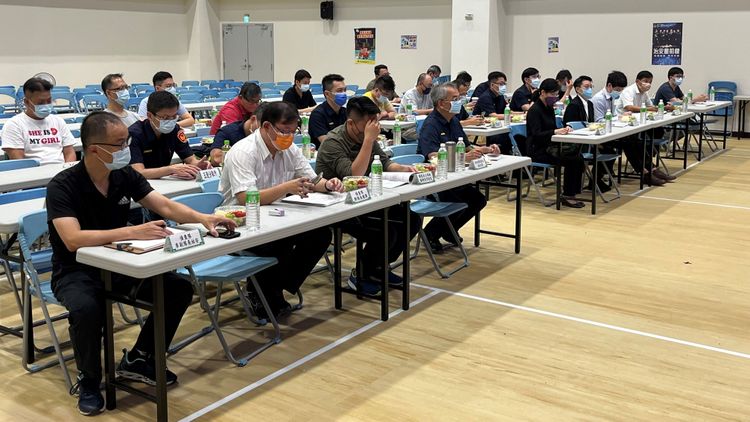 蘆洲警方與士檢在座談會中分享經驗。蘆洲警分局提供