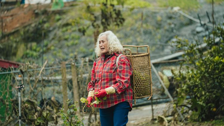 《哈勇家》阿嬤林詹珍妹首次演戲就受肯定。華映娛樂提供