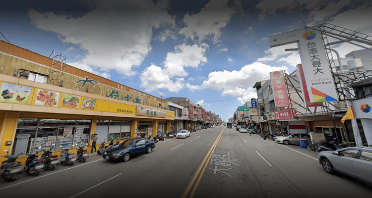 大觀路為當地熱鬧的生活圈。翻攝google map