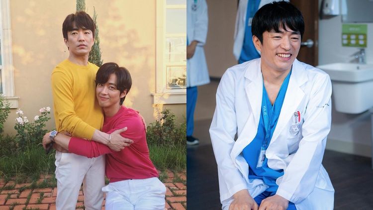丁文晟（右圖）以《機智醫生生活》受矚，私下與南宮珉（左圖右）是好麻吉。翻攝naver、tvN