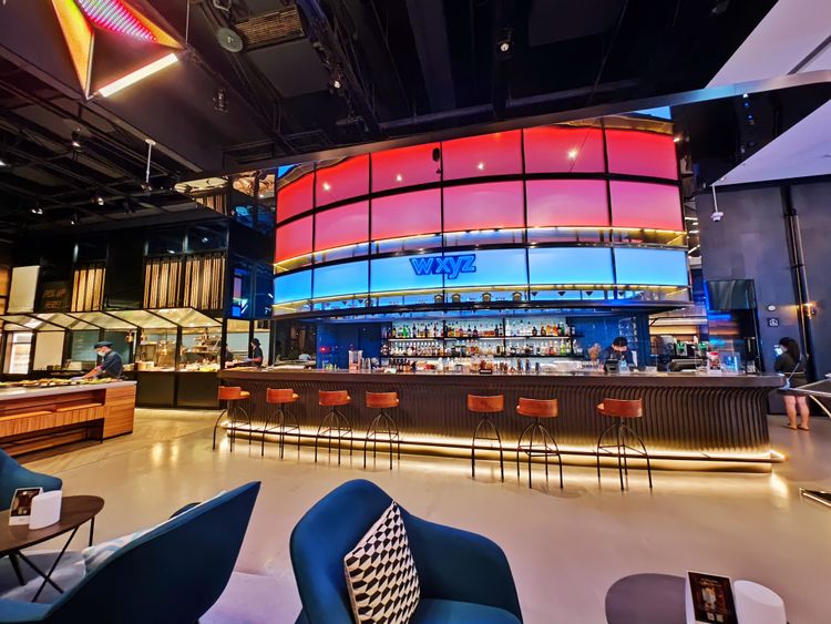 坐落台南安平億載公園旁的「台南安平雅樂軒酒店」設計感十足。田欣雲攝