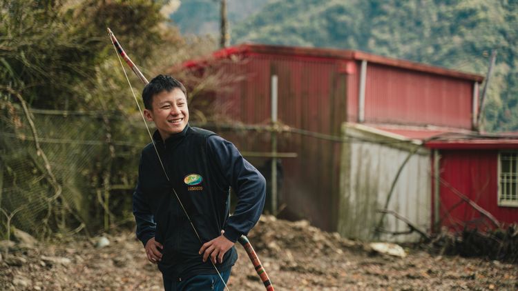 《哈勇家》張祖鈞是住在電影拍攝地南山部落的少年。華映娛樂提供