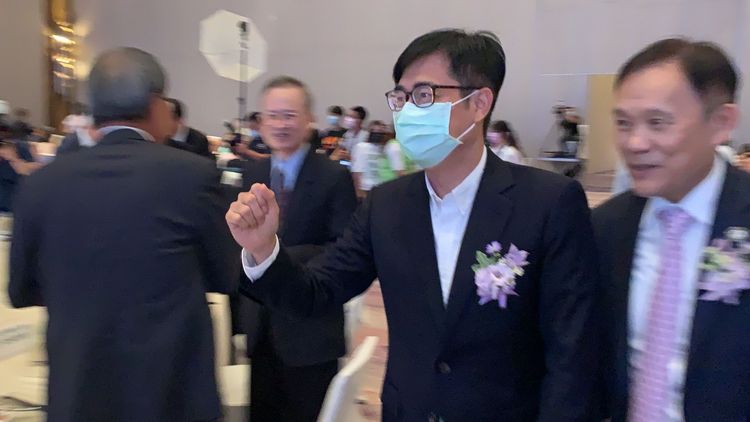 陳其邁今出席高市醫師公會理事長交接典禮。吳慧芬攝