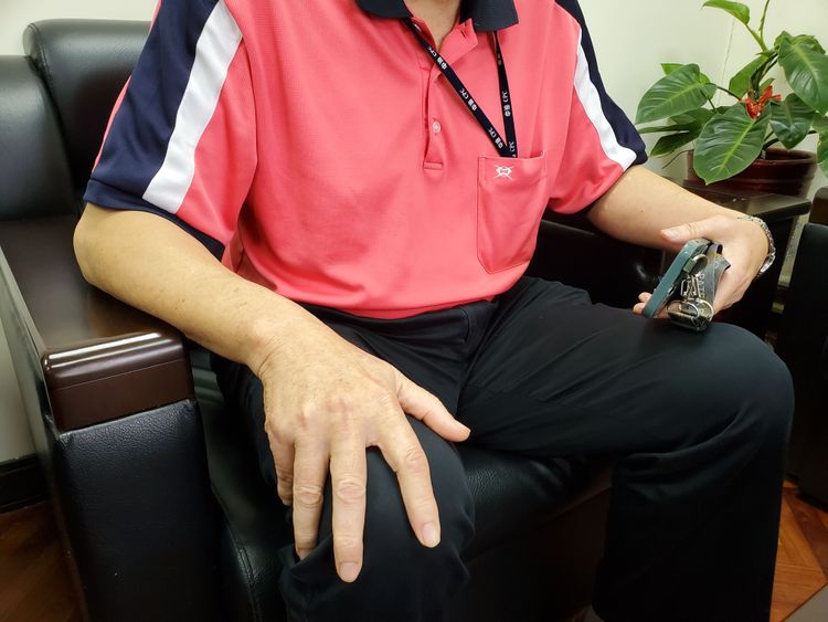 顏清瑞強調自己不是公車私用。王勇超攝