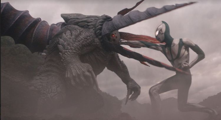 超人力霸王在《新．超人力霸王》對抗外星怪獸。野獸國提供