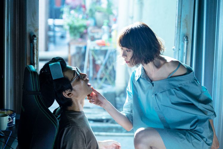 林明禎表示《飯戲攻心》是拍電影以來廣東話台詞最多的一回。華映提供