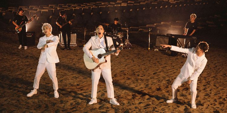 Xunday沙灘助攻求婚。Xunday提供