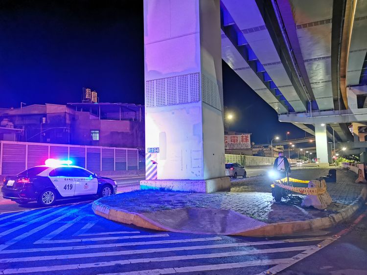 現場就在城林橋旁。陸運鋒攝