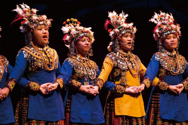 表演節目還有泰武古謠傳唱。屏東縣文化處提供