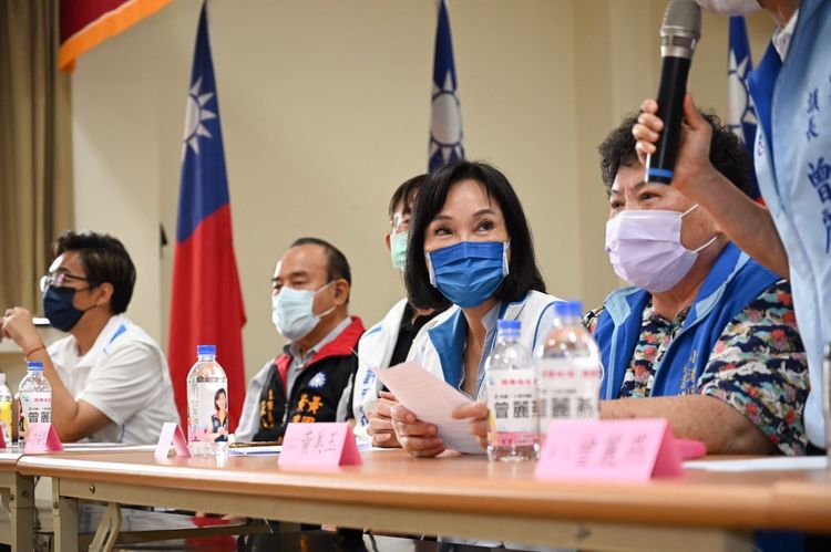 柯志恩稱對陳麗娜尋求連任一事，她也覺得震憾。國民黨提供