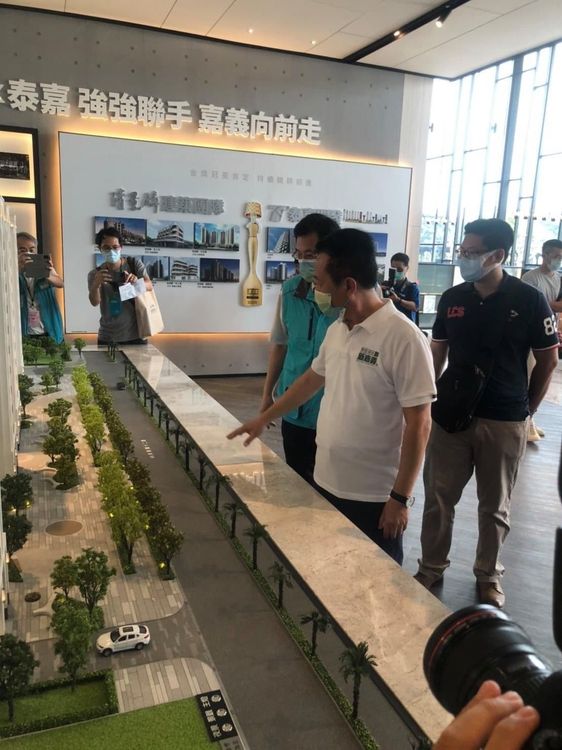 高鐵旁新案吸引外地嘉義人返鄉置產。翻攝「高鐵國際城」臉書