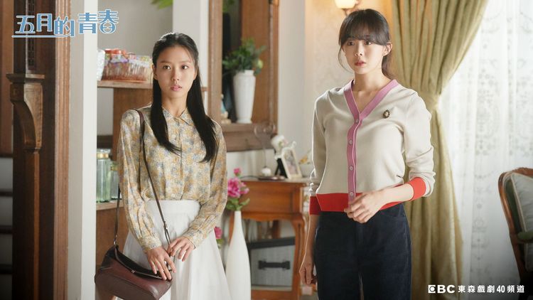 高旻示（左）為出國留學替好友琴世祿代打相親。東森提供