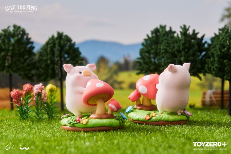 蘑菇吊卡紅色款。業者提供