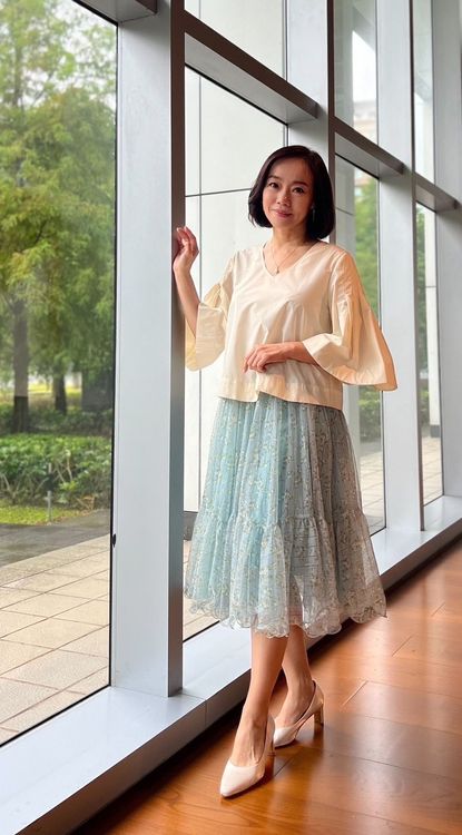 范瑞君在《黃金歲月》飾演院長夫人「尤秀英」。金星文創提供