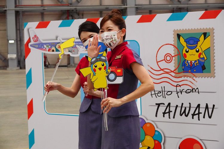 華航空服員。施昂強攝