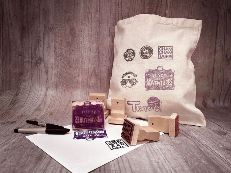 趣淘品牌紀念印章。台北趣淘漫旅提供