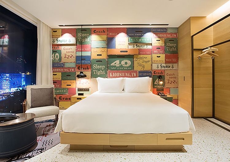 高雄英迪格高級房城市景觀客房。高雄英迪格提供