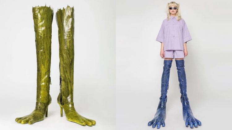 AVAVAV曾在2021年推出超獵奇的靴子。翻攝品牌官網