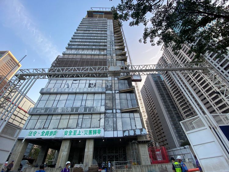 工地外觀。張喆喜攝