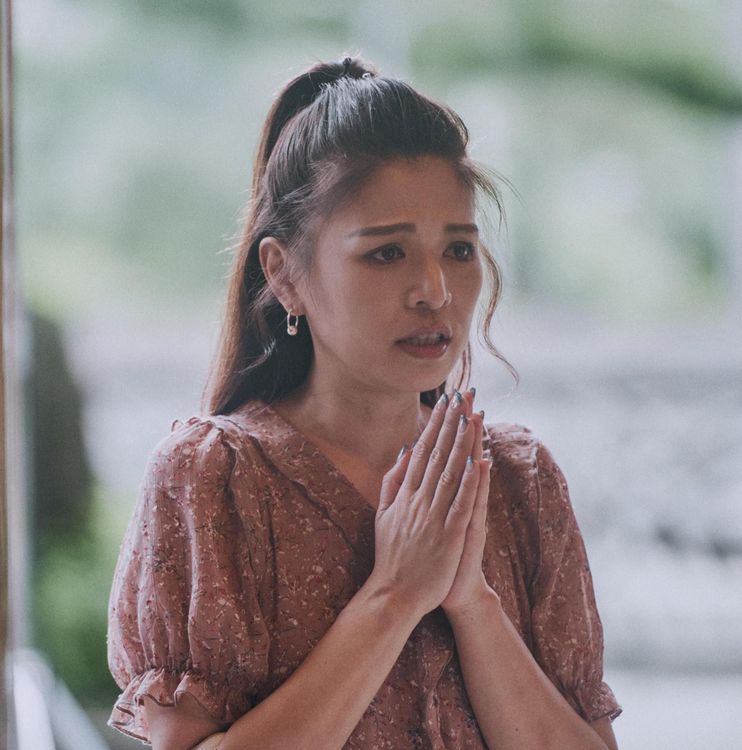 林葉亭客串《仙女姐姐來我家》演出美女香客。衛視提供